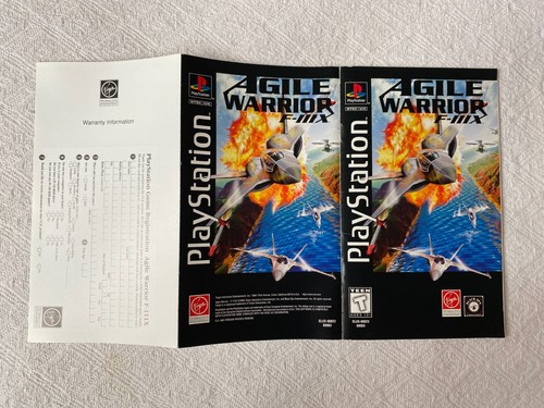 Agile Warrior F-IIIX PS1 Long Box - NTSC-U/C USA VGC with Reg - Tracked - Picture 13 of 14