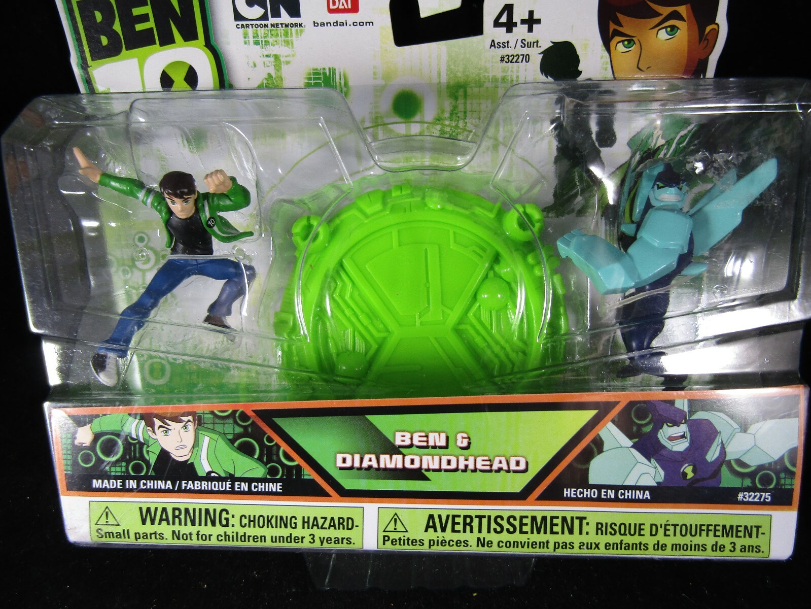 Ben+10+Mini+PVC+2.5+Inch+Figure+2pack+Ben+Diamondhead for sale online