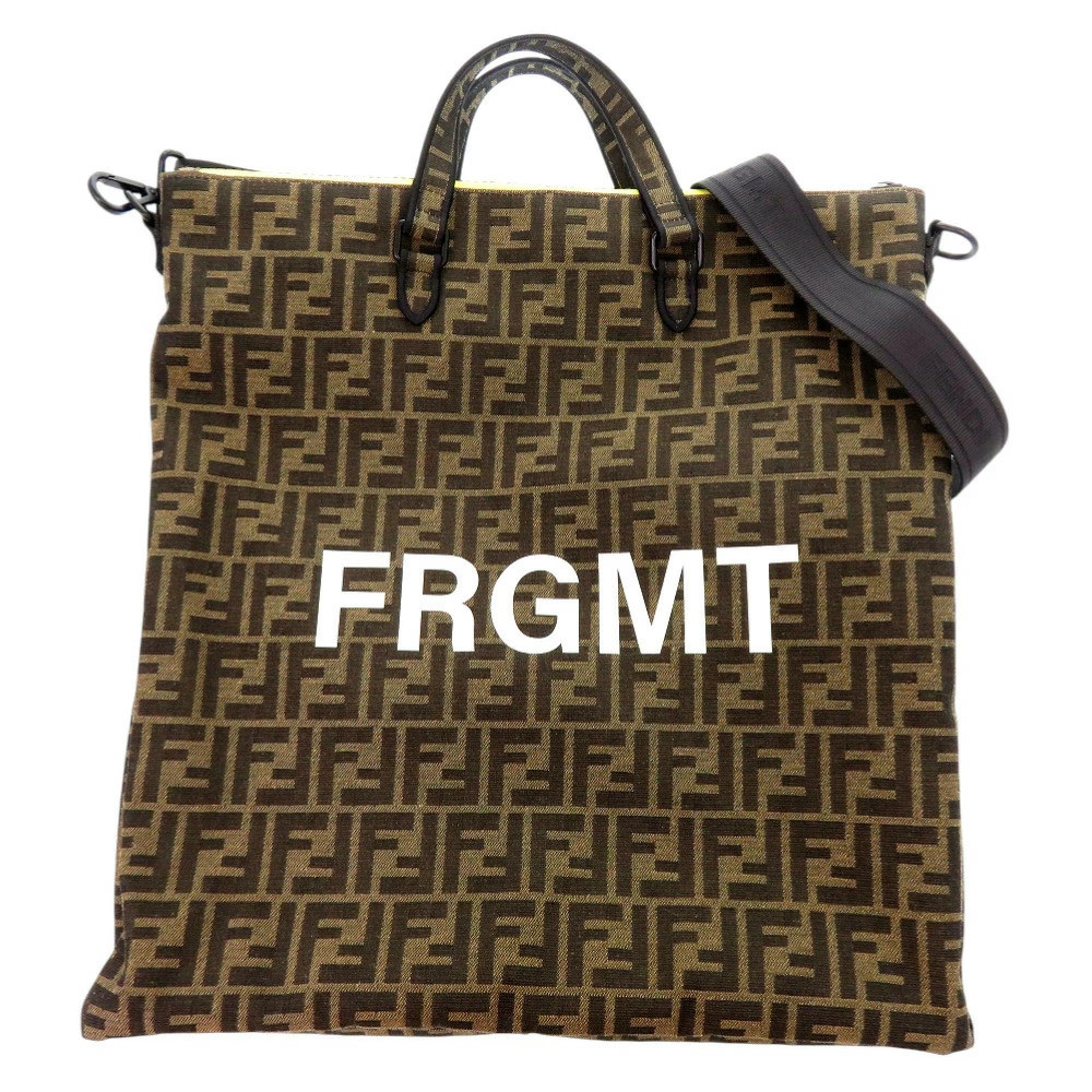 Fendi Zuccas Fragment Collaboration IVA614-AOW1-239-0059 Canvas Men's #LTB215