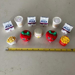 Food Fundamentals & Changeable McDonald's Happy Meal Toys 80's & 90's Lot of 11