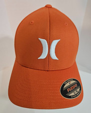 Hurley One and Only Flex Fit Hat HNHM0002-SM Men's Orange Size S/M