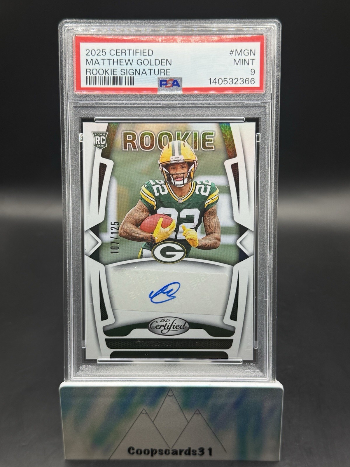 Matthew Golden Panini Certified Rookie Signatures #MGN Base