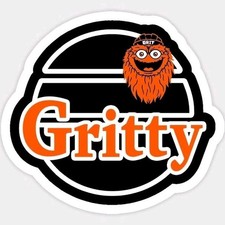 Philadelphia Flyers Sticker Gritty NHL Hockey Die Cut Laminated