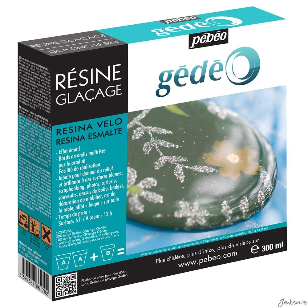 Pebeo Gedeo Glazing Resin 300ml For Scrapbooking Photos Postcards Crafts