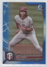 2022 Bowman Chrome Blue Refractor 82/150 Alec Bohm #22 0sd2