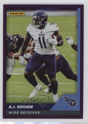 2021 Panini NFL Sticker & Card Collection Purple 11/149 AJ Brown #53 16n7