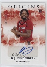 2021 Panini Chronicles Draft Picks Origins Rookie 58/199 DJ Funderburk Auto 0ud4