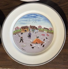 Villeroy & Boch Design Naif LaPlau 3 Dinner Plate Fireside 10.5"