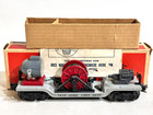 LIONEL 3650 LIGHT GRAY SEARCHLIGHT EXTENSION CAR LN++/BOX/MNL/INSERT/CRANK LF — photo 4