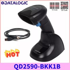 Image of Datalogic QuickScan QD2590-BKK1B 2D Portable Barcode Scanner W/ USB Cable+Base