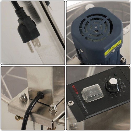 Electric Honey Extractor Beekeeping Equipment 1300RPM 4/8 Frames Stainless Steel - Picture 5 of 15