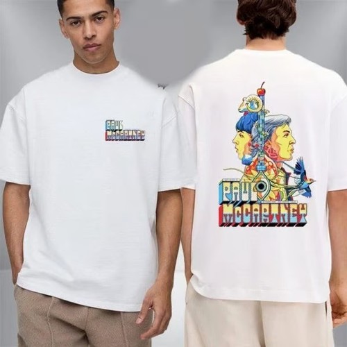 T-shirt Officiel Paul McCartney 'Got Back Tour' - Concert Du Bok Center De Tulsa, 22 Octobre 2025 - Taille S à 5XL