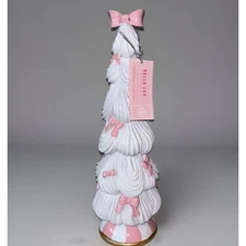 Bella Lux Pink Bow White Christmas Tree MacKenside Child Style Base Resin NEW