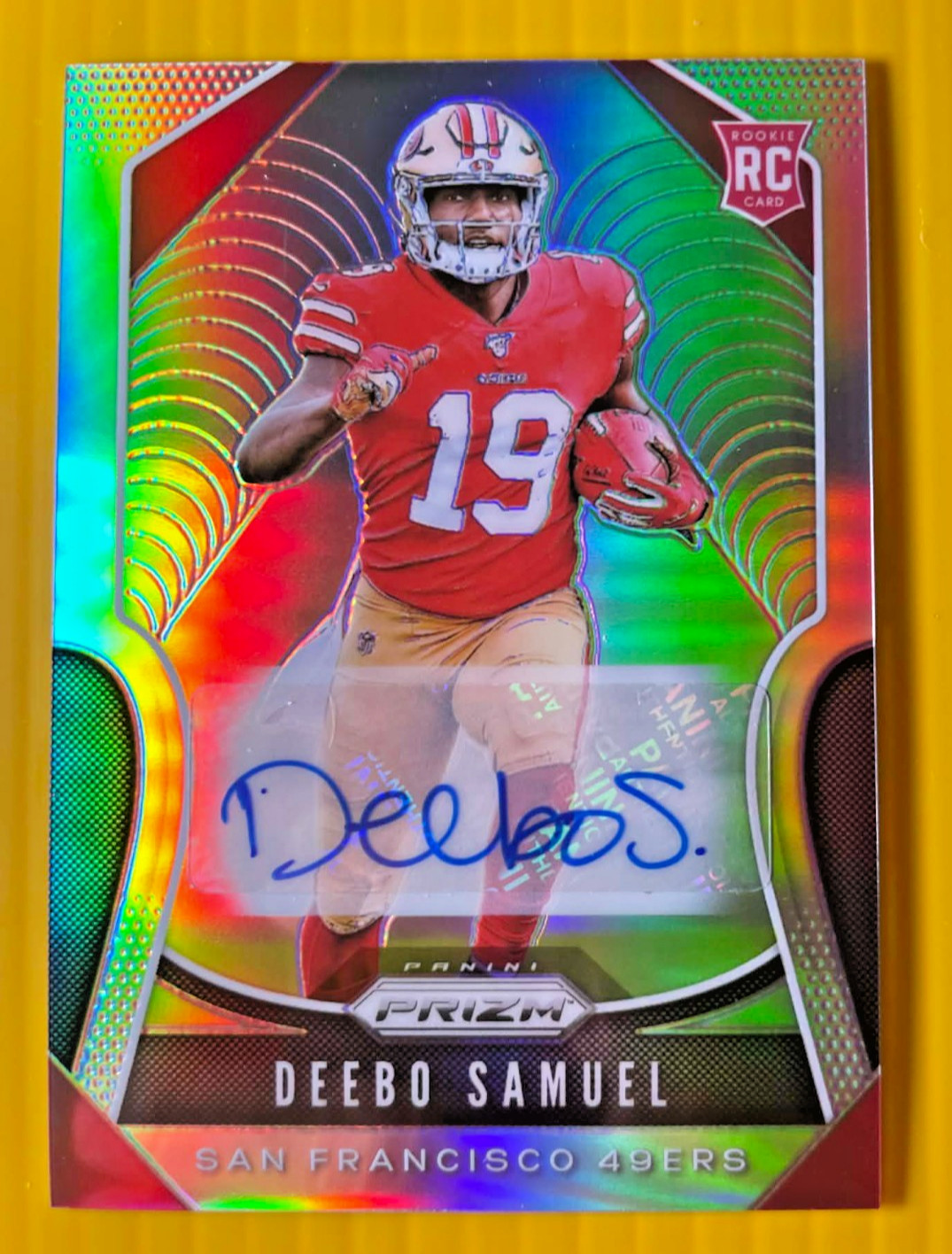 Deebo Samuel 2019 Panini Silver Prizm Rookie Auto #346