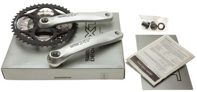 Shimano Deore XT FC-M751 9 Speed Crank Hollowtech 170mm Silver