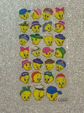 SELTENE RARITÄT Album Sticker 90er Bogen Vintage Aufkleber TWEETY LOONEY TUNES