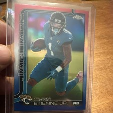 Topps Chrome NFL 3 Card Lot 2025 Travis Etienne Jr Dyami Brown Jaguars