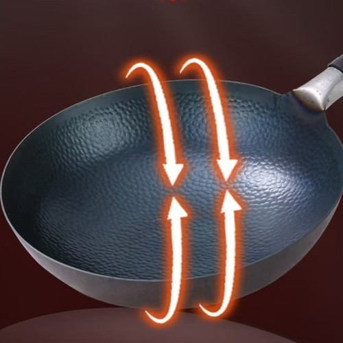 32/34/36cm Chinese Wok Non Stick Cookware Cooking Pot Gas Induction Cooker - Picture 12 of 17