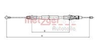 Metzger Seilzug, Feststellbremse 10.6854 Passend FüR Nissan Opel Renault