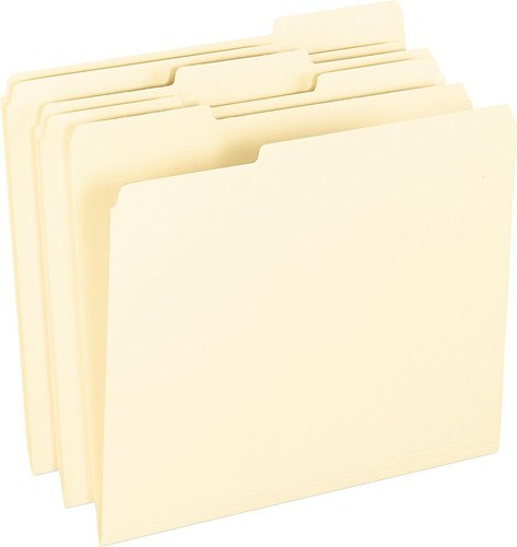 Pendaflex End File Folders 1/3 Cut Top Tab Letter Manila 100/Box 62702 - Photo 2/2