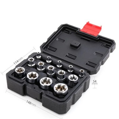 E-Type Socket Set Star Spline Socket Hex Socket Wrench Flower-Shaped Socket