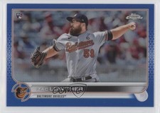 2022 Topps Chrome Blue Refractor 15/150 Zac Lowther #159 n0c