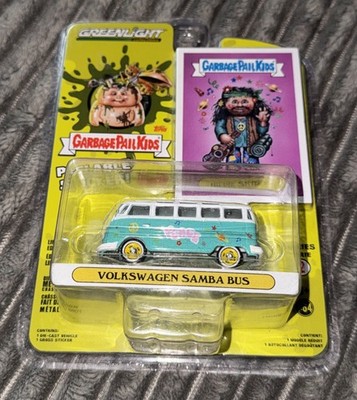 Greenlight Garbage Pail Kids - VW Samba Bus - Green Machine Chase Hippie Skippy