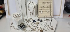 Vintage Sterling Silver Jewellery Job Lot 78g Incl. Stones