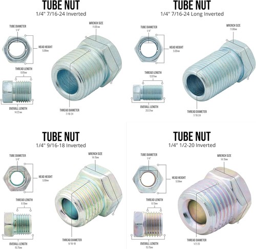 25 ft 1/4 True Copper-Nickel 1 Coil and Fitting Kit, Copper - Foto 7 di 9