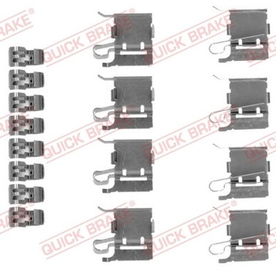 Zubehörsatz Scheibenbremsbelag QUICK BRAKE 109-1748 für TOYOTA RAV LEXUS GJ 4 3