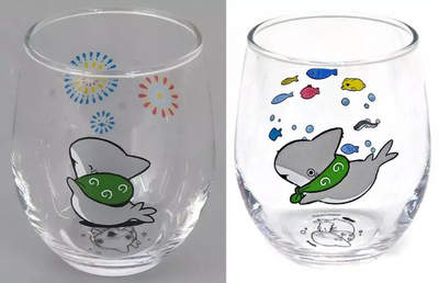 #ad KADOKAWA Kujibikido Baby Shark Theater Glasses 2pcs Set 6.6cm Used $92.14