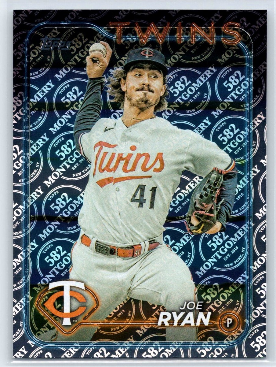 2024 Topps Joe Ryan 582 Montgomery Club Parallel Minnesota Twins