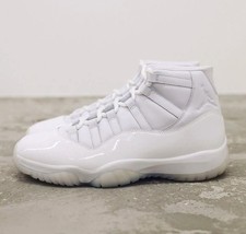 White-Comme des Garcons x Air Jordan 11 Retro 'White' Men's Cushioning Sneaker