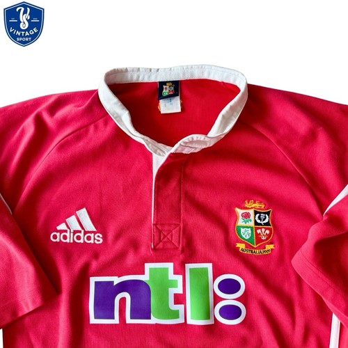 British and Irish Lions Vintage 2001 Adidas Rugby Jersey - 2XL - Picture 2 of 2