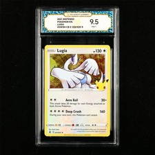 TQG 9.5 Mint+ 2021 Pokemon ENG Lugia #SWSH-CB E 022/025 R