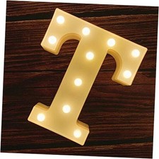 Marquee Light Up Letters  Large Light Up Numbers  Battery Powered Letter-T