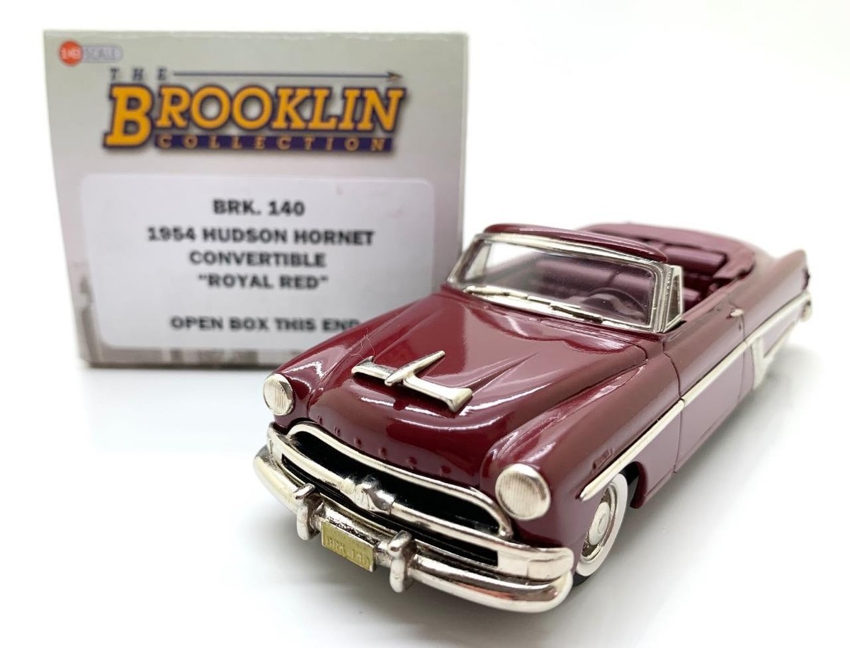 BROOKLIN 1954 HUDSON HORNET CONVERTIBLE ROYAL RED BRK140 1/43 | eBay