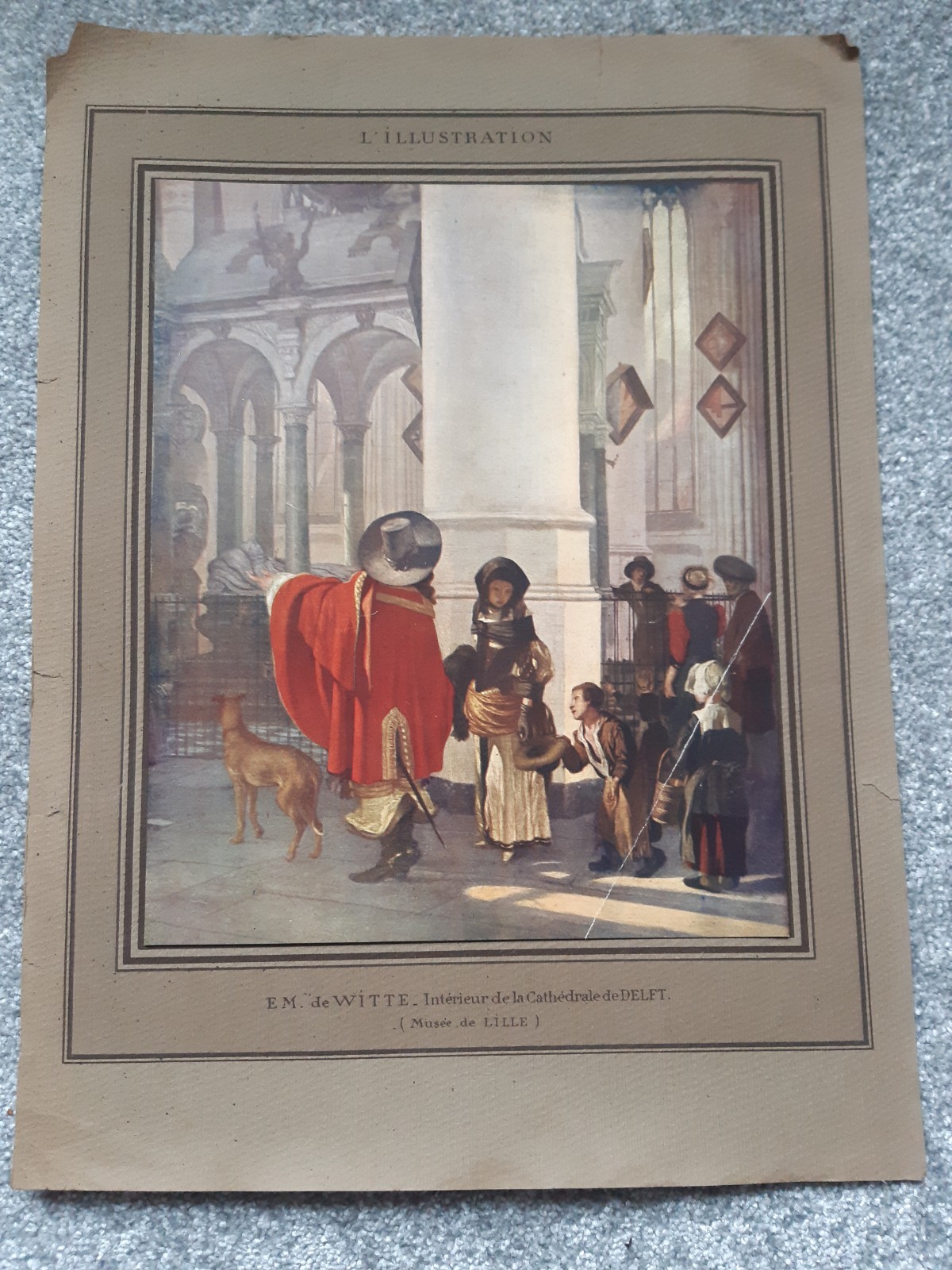 Antique 1900 Prints x 9 Rembrandt, E Maxence, Van Eych, L.L. Boilly, deWitte Art thumbnail 11