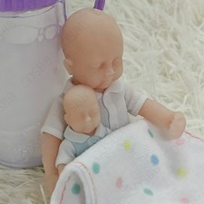 COSDOLL Mini Muñeca bebé de silicona 1.9-3.9" born Baby Doll Mini Reborn Babies 