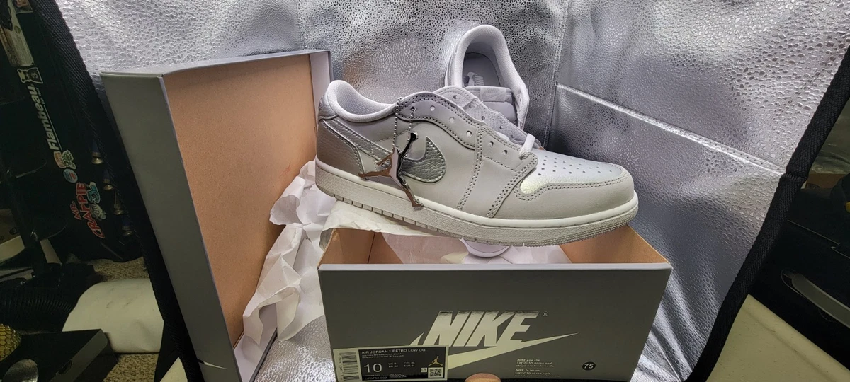 Jordan 1 Retro OG Low Metallic Silver | eBay