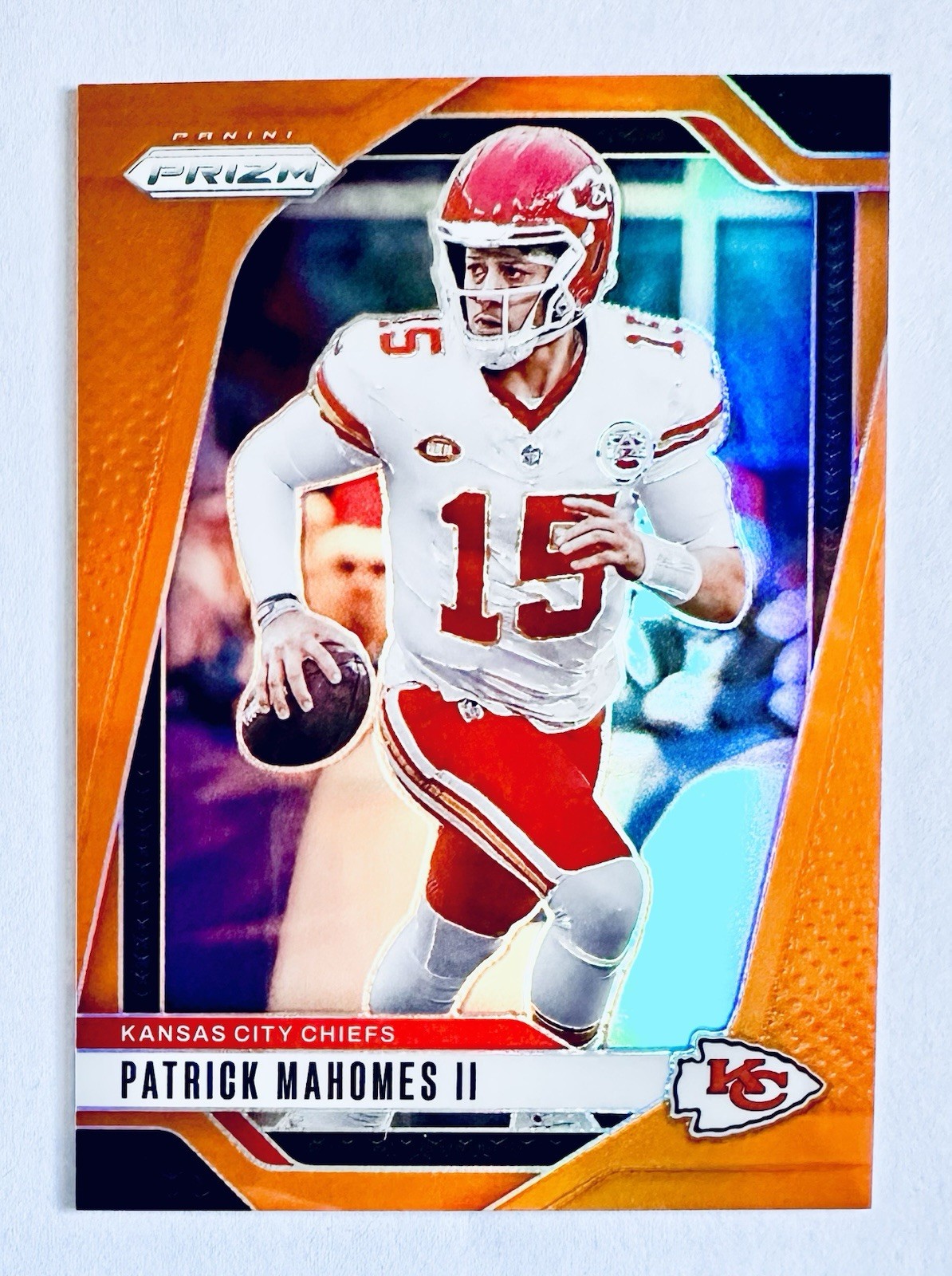 PATRICK MAHOMES II💎/249💎2024 Panini Prizm #138 Orange Prizm Chiefs💎CENTERED💎