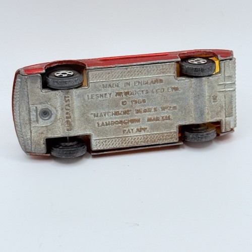 Lesney Matchbox Superfast No. 20 Lamborghini Marzal Made In England 1969 - Picture 11 of 13