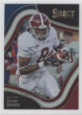 2022 Panini Select Draft Picks Field Level Tri-Color Prizm /199 Julio Jones 11p9