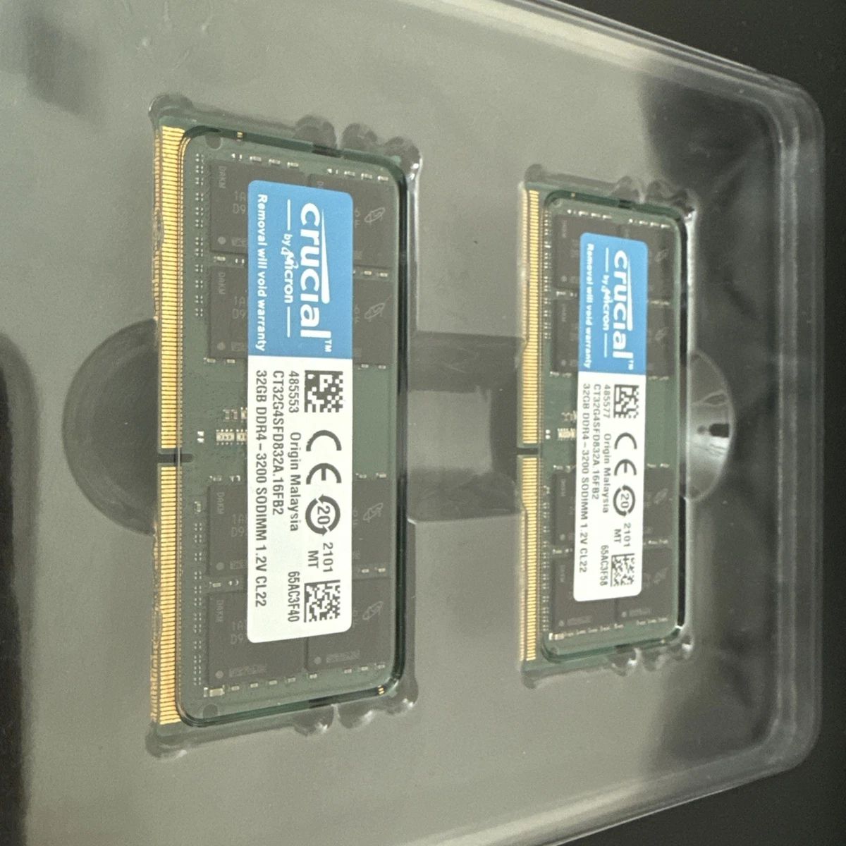 Preços baixos em Crucial DDR4 SDRAM 64 Gb de capacidade Total de