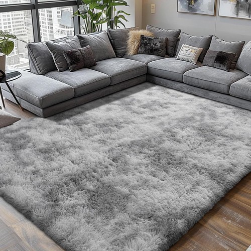 Shag Area Rugs for Bedroom Living Room,5X8 Ultra Soft Fluffy Area Rugs for Do...