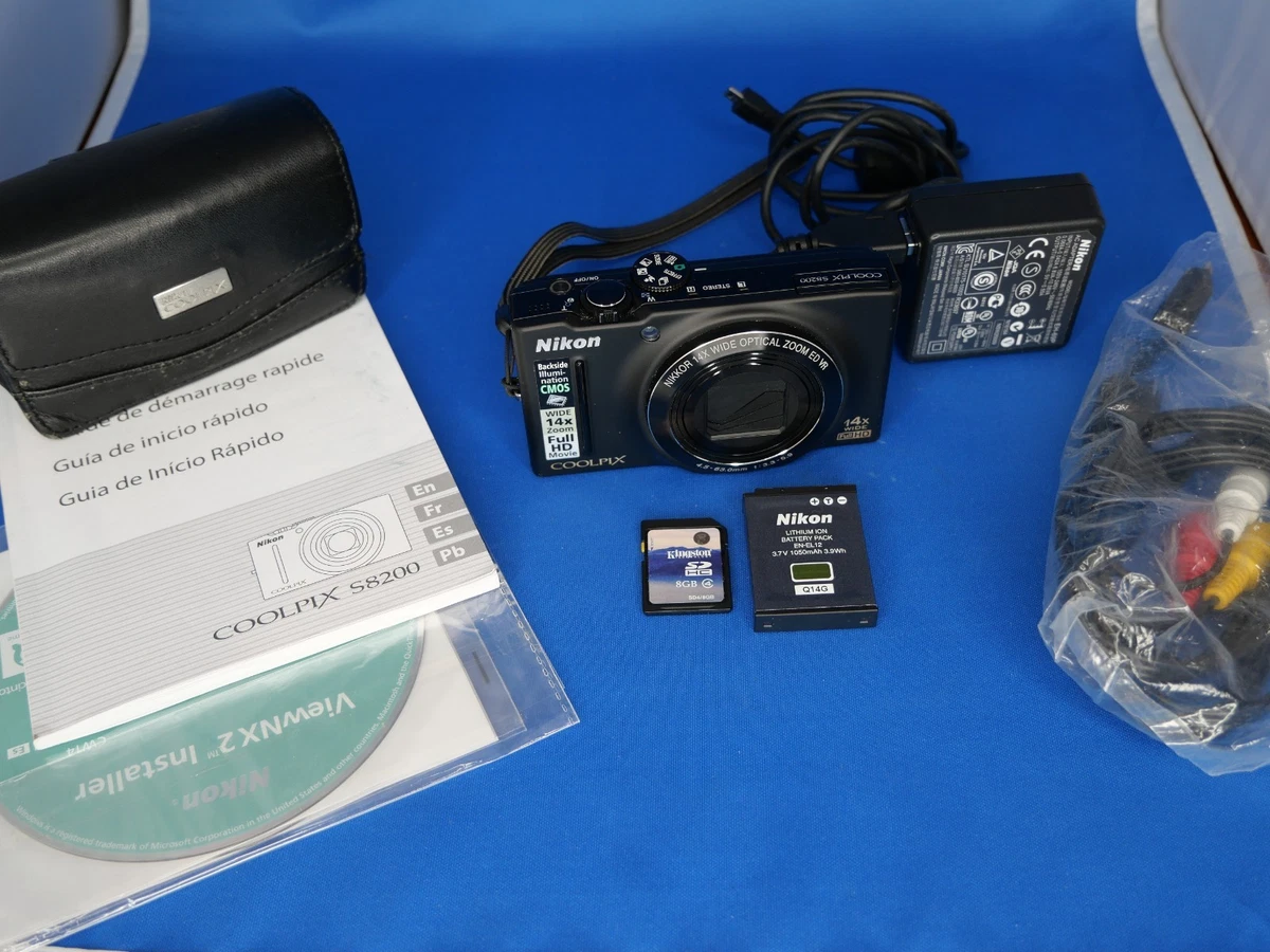 Preços baixos em Câmeras digitais Nikon Coolpix S8200 | eBay