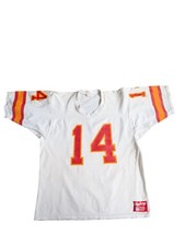 Maglia Tampa Bay Buccaneers anni 80 Rawlings Large #14 Testaverde NFL Creamsicle 