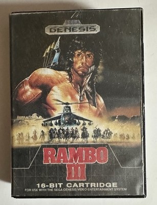 RAMBO III  SEGA GENESIS COMPLETE OPEN UNTESTED