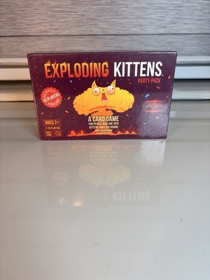 EXPLODING KITTENS (Party Pack) 10 Player Card Game BRAND NEW SEALED