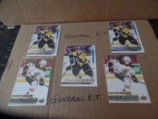 2018-19 Upper Deck Urho Vaakanainen Young Guns #468/YG Canvas #C217 RC Lot of 5